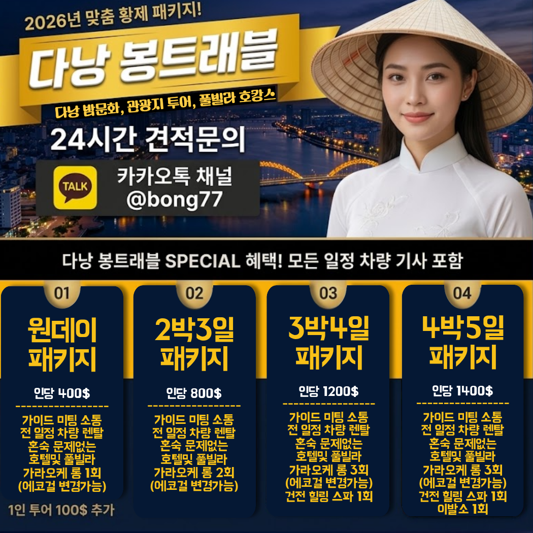 다낭 VIP 투어 맞춤 패키지